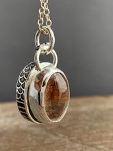 Load image into Gallery viewer, Lodolite quartz double sided pendant