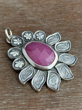 Load image into Gallery viewer, Pink Sapphire Pendant