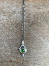 Load image into Gallery viewer, Serpentine charm necklace