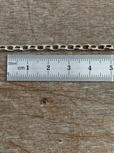 Load image into Gallery viewer, Add a chain to a necklace, Medium sterling chain, 3.2mm Oval Rolo Chain