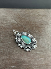 Load image into Gallery viewer, Peruvian Opal Moon Pendant