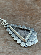 Load image into Gallery viewer, Tourmilated quartz medallion
