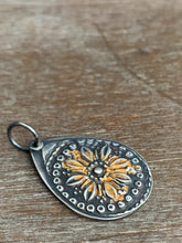 Load image into Gallery viewer, Small keum boo gold and silver pendant #2