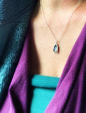 Load image into Gallery viewer, #2 Tiny moonstone charm with 18” rolo chain included