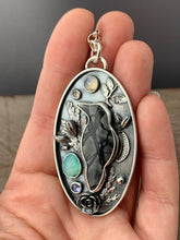Load image into Gallery viewer, Dark Forest Raven Necklace #2
