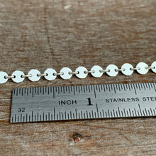 Load image into Gallery viewer, Add a chain to a necklace, small sparkly 4mm sequin sterling chain