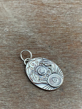 Load image into Gallery viewer, Sterling silver Antler pendant