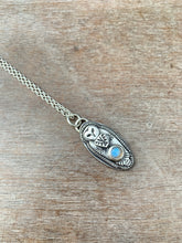 Load image into Gallery viewer, Owl pendant #18 - Labradorite