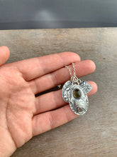 Load image into Gallery viewer, Tourmaline three charm necklace set