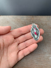 Load image into Gallery viewer, Candy Cane Snowflake Pendant #6