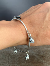 Load image into Gallery viewer, Sterling silver Jingle bangle