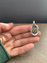 Load image into Gallery viewer, Montana agate double sided dragon egg medallion