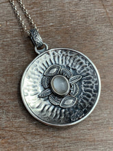 Load image into Gallery viewer, Moonstone double sided medallion