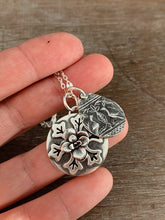 Load image into Gallery viewer, Silver Succulent Snowflake Charm set