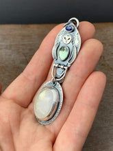 Load image into Gallery viewer, Moonstone Owl Pendant