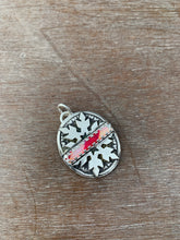 Load image into Gallery viewer, Candy Cane Snowflake Pendant #4