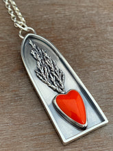 Load image into Gallery viewer, Rosarita sacred heart shrine pendant