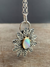 Load image into Gallery viewer, Opal charm set in 22k gold