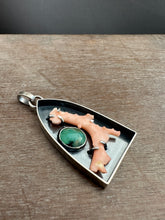 Load image into Gallery viewer, Coral and Peruvian Opal Shrine