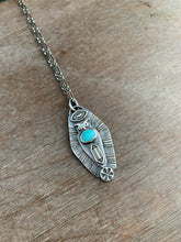 Load image into Gallery viewer, Owl pendant #11 - Turquoise