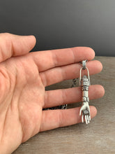 Load image into Gallery viewer, Hand pendant with eye on the palm