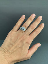Load image into Gallery viewer, Small size 7 Eye and feather ring