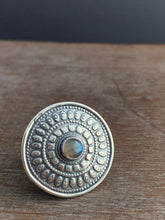 Load image into Gallery viewer, Labradorite Shield Ring Size 8