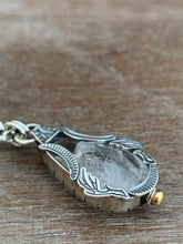 Load image into Gallery viewer, Phantom quartz #1 with 22k gold accent
