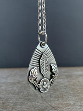 Load image into Gallery viewer, Antlers With Feather Large Charm