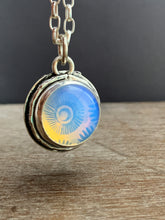 Load image into Gallery viewer, Opalite glass double sided medallion