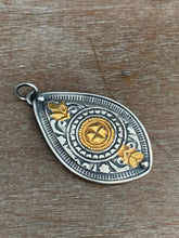 Load image into Gallery viewer, Large keum boo gold and silver medallion