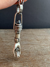 Load image into Gallery viewer, Hand pendant with eye on the palm
