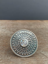Load image into Gallery viewer, Vintage Crystal Shield Ring Size 9