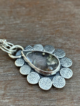 Load image into Gallery viewer, Small Quartz Medallion with Pyrite Inclusions