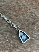 Load image into Gallery viewer, #7 Tiny moonstone charm with 18” rolo chain included
