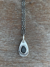 Load image into Gallery viewer, Trilobite fossil charm necklace