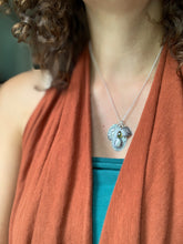 Load image into Gallery viewer, Tourmaline three charm necklace set