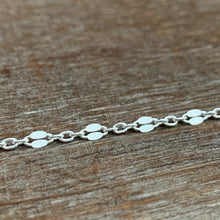 Load image into Gallery viewer, Add a chain to a necklace, small sparkly 2.6mm sequin sterling chain