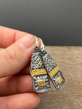 Load image into Gallery viewer, Keum Boo Basket Weave Earrings