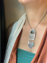 Load image into Gallery viewer, Plume agate medallion