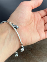 Load image into Gallery viewer, Sterling silver Jingle bangle