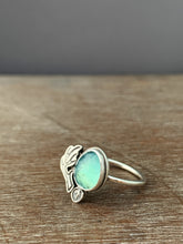 Load image into Gallery viewer, Peruvian Opal antler ring size 7