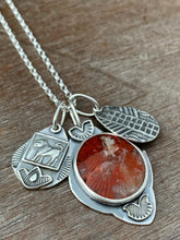 Load image into Gallery viewer, Red horn coral and lion charm collection