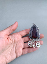 Load image into Gallery viewer, Agua Nueva medallion with handmade jingles