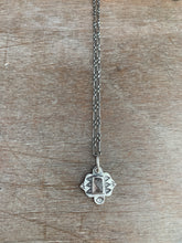 Load image into Gallery viewer, Purple/grey tourmaline charm necklace