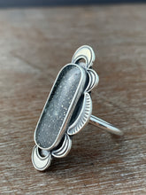 Load image into Gallery viewer, Pyrite in quartz with moon accents size 7