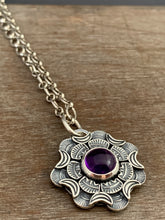 Load image into Gallery viewer, Amethyst medallion
