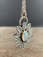 Load image into Gallery viewer, Opal charm set in 22k gold