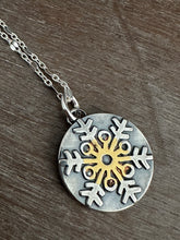 Load image into Gallery viewer, Single Snowflake Pendant