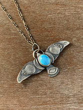 Load image into Gallery viewer, Bird pendant with Lavender turquoise